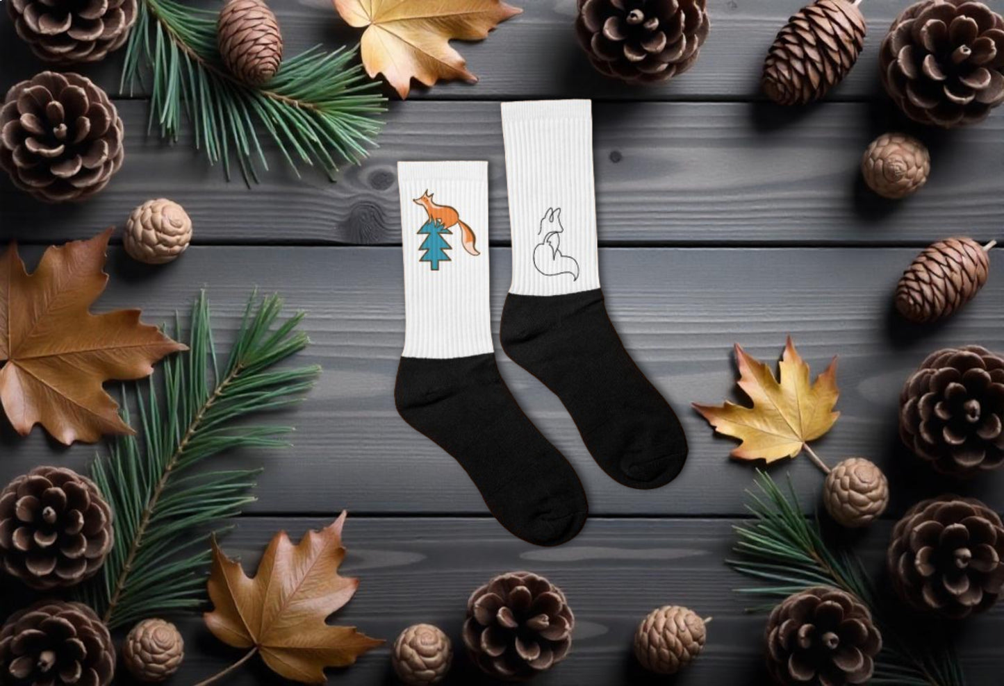 Socks'Art Forest Fox