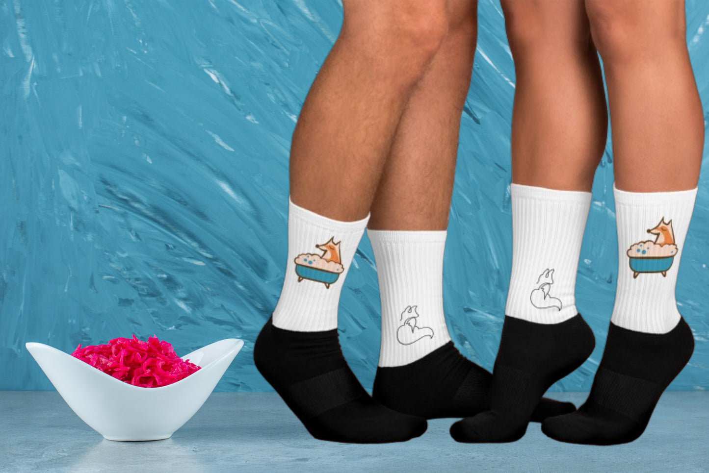 Socks'Art Fox Bath