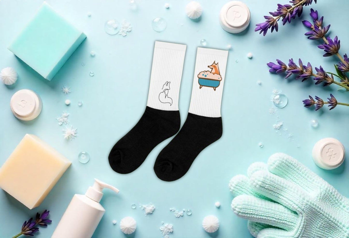 Socks'Art Fox Bath