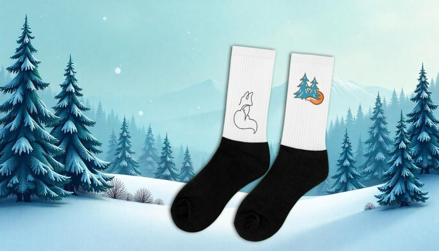 Socks'Art Pine Forest Fox