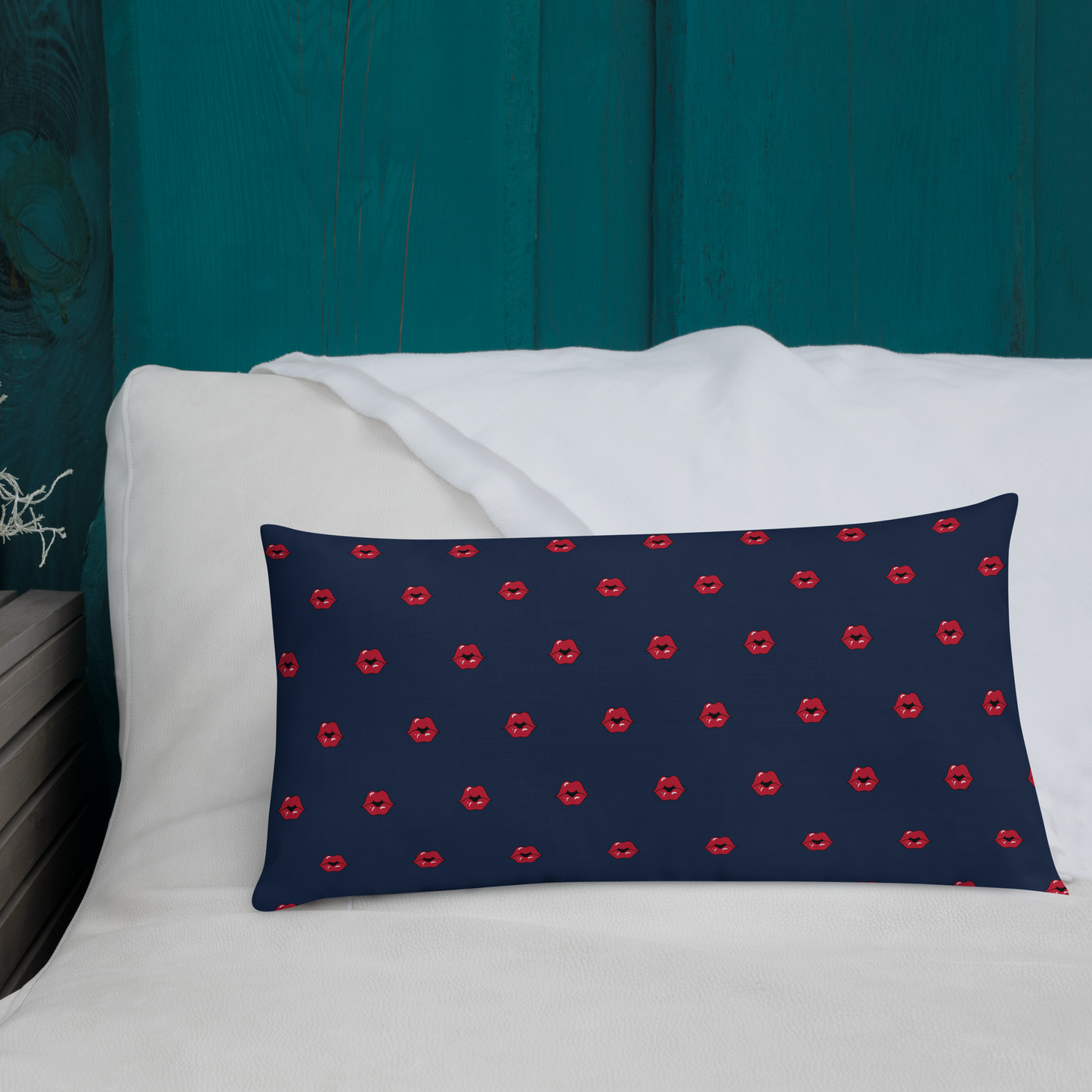 Bonne Nuit Kisses Premium Pillow