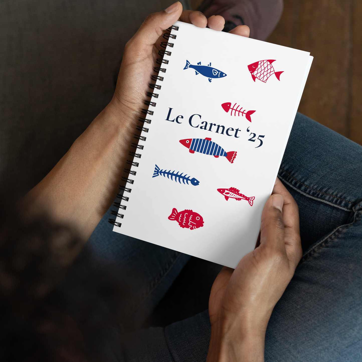 Fresh Catch Notebook -White-