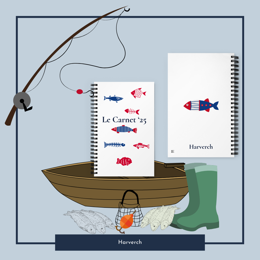 Fresh Catch Notebook -White-