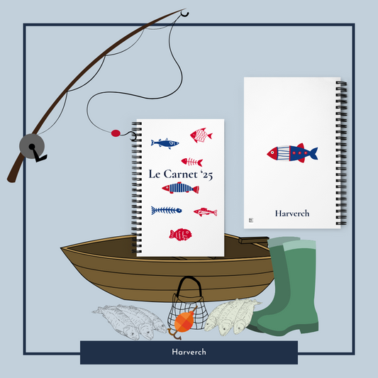 Fresh Catch Notebook -White-