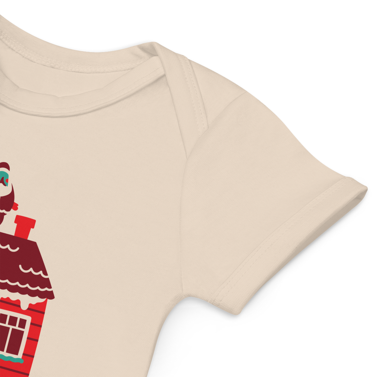 100% Organic Cotton Baby Bodysuit "Santa's Gift 2027"
