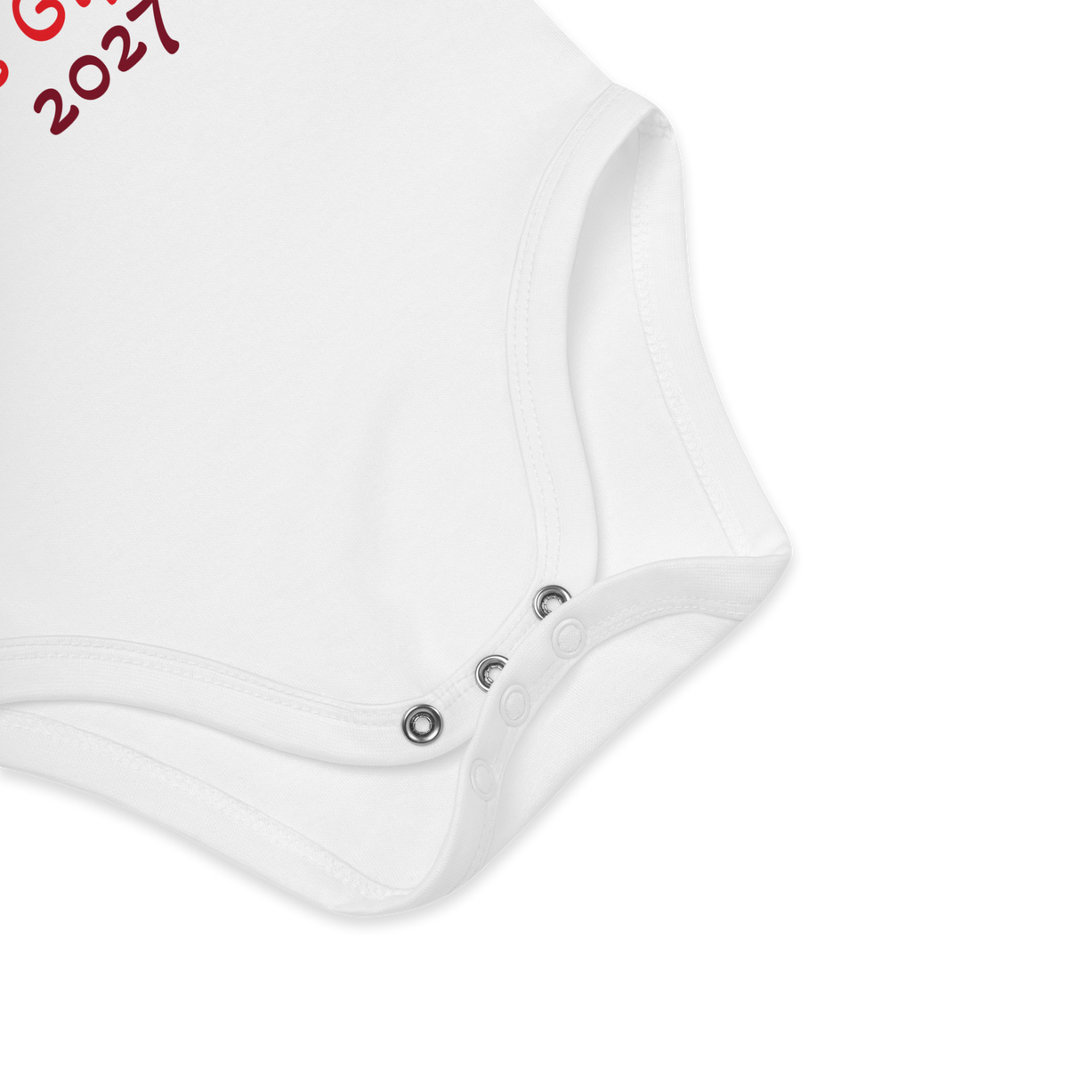 100% Organic Cotton Baby Bodysuit "Santa's Gift 2027"