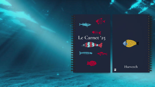 Fresh Catch Notebook -Navy-