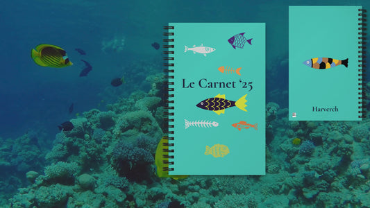 Fresh Catch Notebook -Turquoise-
