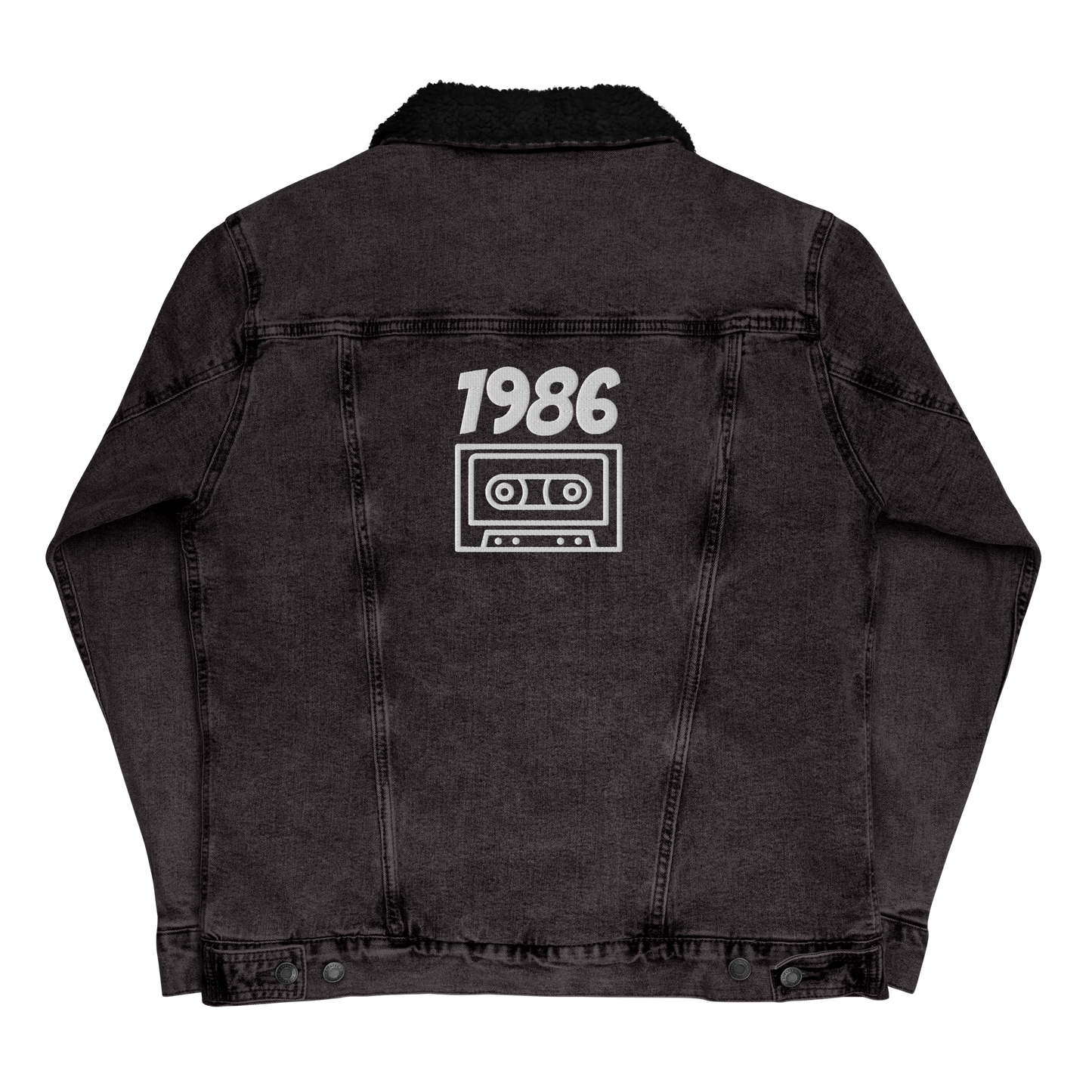 Timeless Denim Sherpa Jacket "1986" -Unisex-