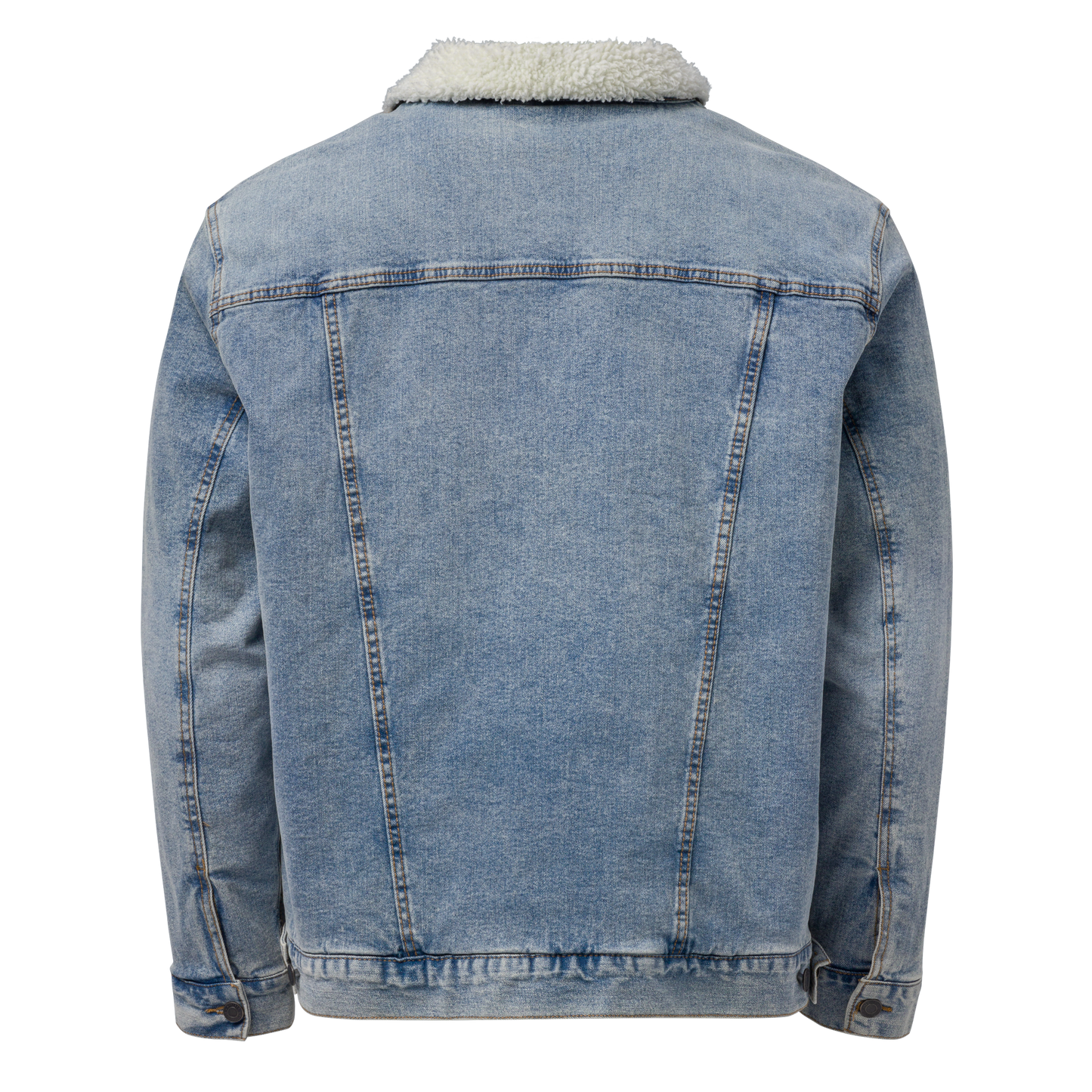 Timeless Denim Sherpa Jacket "Wild Deer" -Unisex-